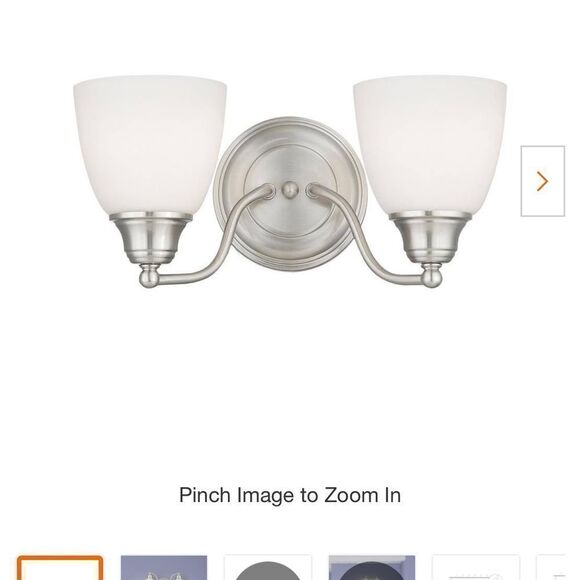 Livex Summerville 2 light/ light NIB - Picture 3 of 7